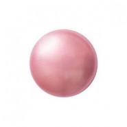 Les perles par Puca® Cabochon 14mm Rose pearl 02010/11475
